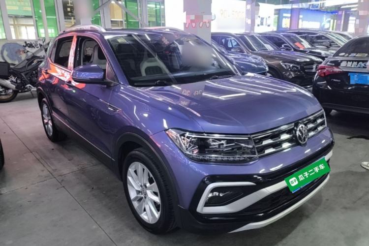 Used Volkswagen T-Cross 2020 280TSI DSG Comfort Edition Front Right 45 Deg
