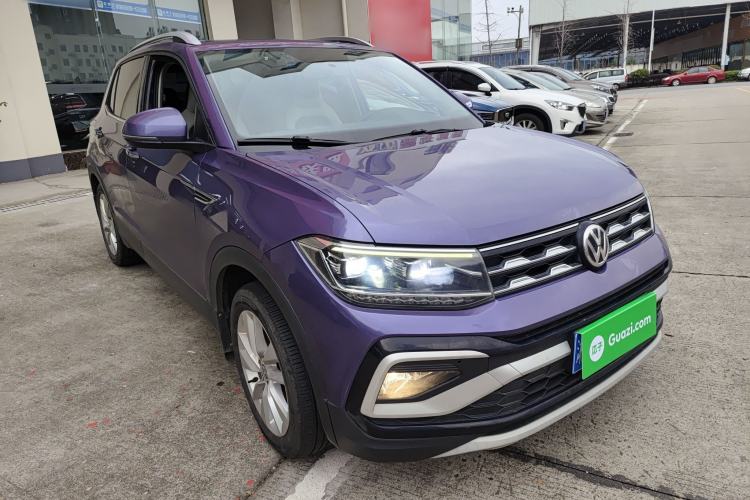 Used Volkswagen T-Cross 2020 280TSI DSG Comfort Edition Front Right 45 Deg