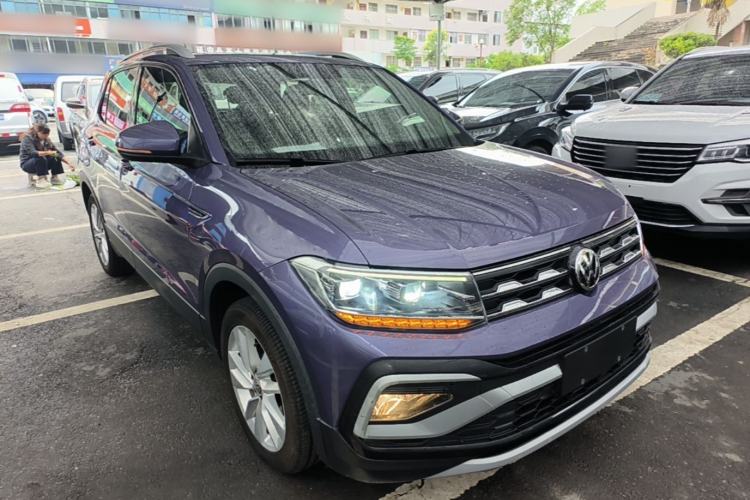 Used Volkswagen T-Cross 2020 1.5L Automatic Comfort Edition Front Right 45 Deg