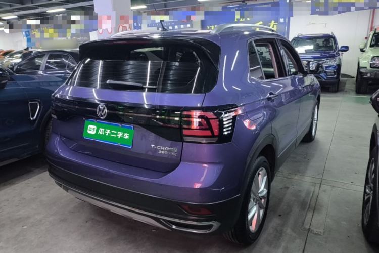 Used Volkswagen T-Cross 2020 280TSI DSG Comfort Edition Rear Right 45 Deg