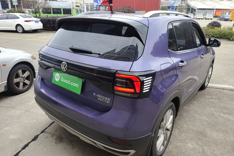 Used Volkswagen T-Cross 2020 280TSI DSG Comfort Edition Rear Right 45 Deg