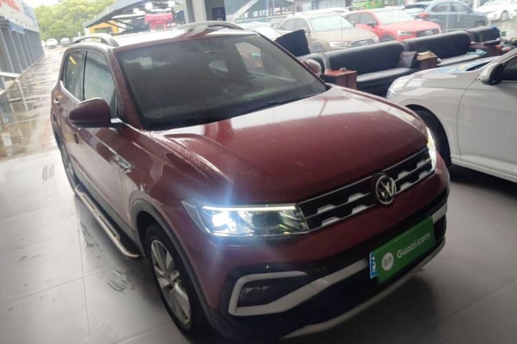Used Volkswagen T-Cross 2020 1.5L Automatic Comfort Edition Front Right 45 Deg