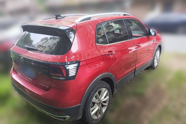 Used Volkswagen T-Cross 2020 280TSI DSG Comfort Edition Rear Right 45 Deg