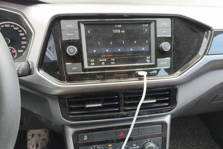 Used Volkswagen T-Cross 2020 1.5L Automatic Comfort Edition Audio And AC Panel