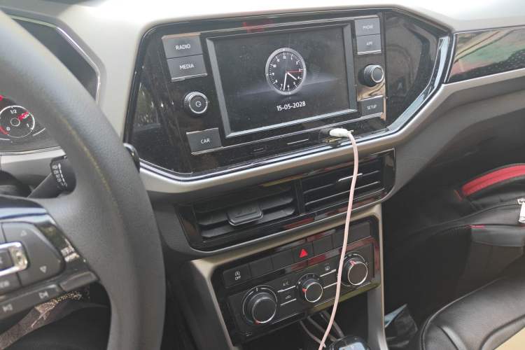 Used Volkswagen T-Cross 2020 1.5L Automatic Comfort Edition Audio And AC Panel