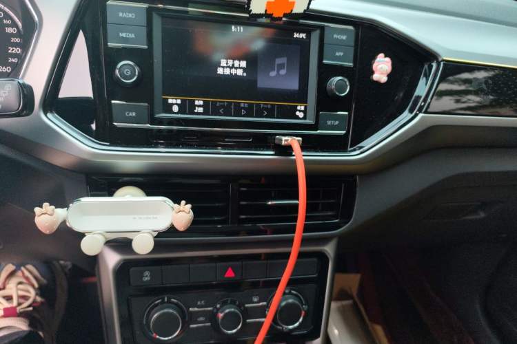 Used Volkswagen T-Cross 2020 280TSI DSG Comfort Edition Audio And AC Panel
