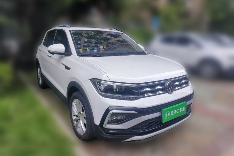 Used Volkswagen T-Cross 2020 1.5L Automatic Comfort Edition Front Right 45 Deg