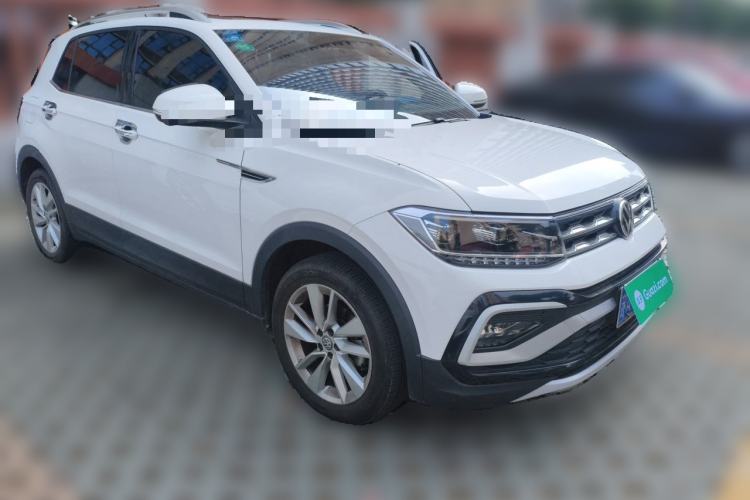 Used Volkswagen T-Cross 2020 1.5L Automatic Comfort Edition Front Right 45 Deg