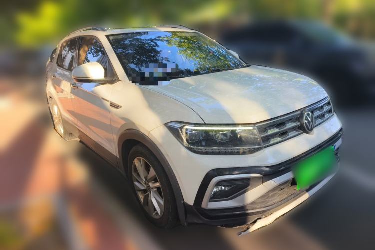 Used Volkswagen T-Cross 2020 280TSI DSG Comfort Edition Front Right 45 Deg