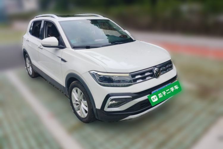 Used Volkswagen T-Cross 2020 280TSI DSG Comfort Edition Front Right 45 Deg