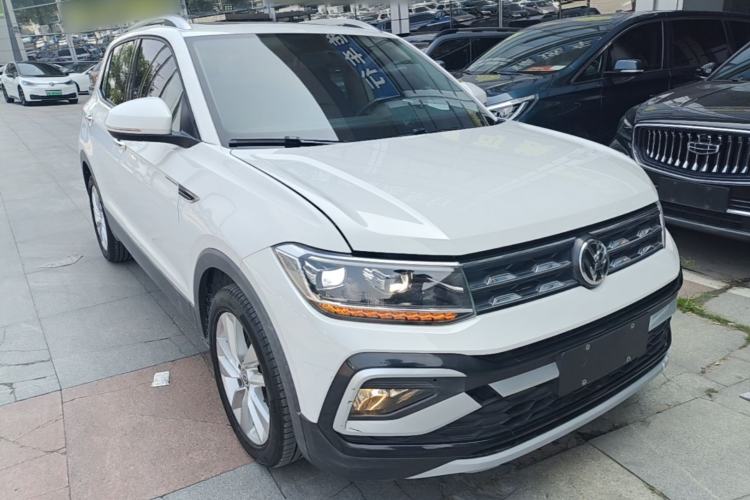 Used Volkswagen T-Cross 2020 280TSI DSG Comfort Edition Front Right 45 Deg