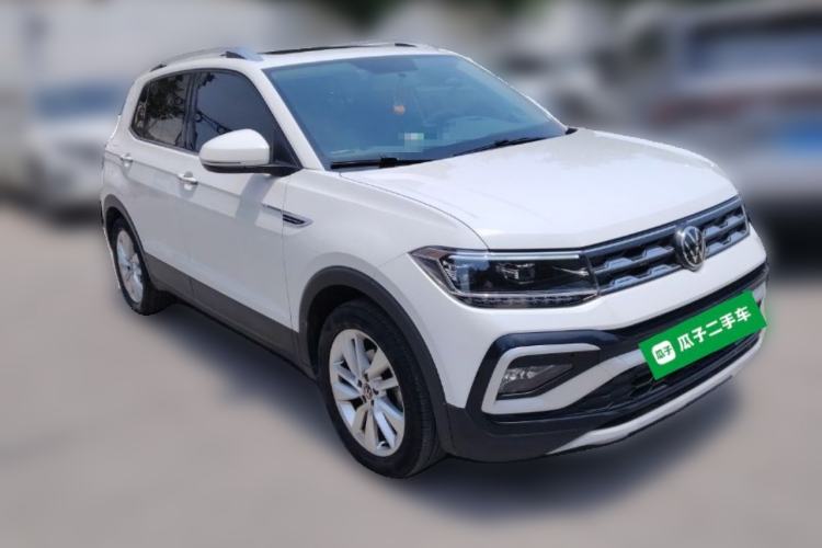 Used Volkswagen T-Cross 2020 1.5L Automatic Comfort Edition Front Right 45 Deg