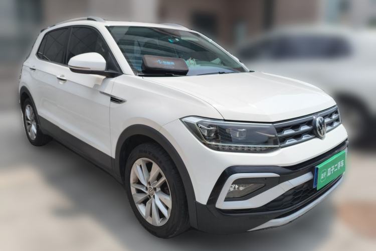 Used Volkswagen T-Cross 2020 1.5L Automatic Comfort Edition Front Right 45 Deg