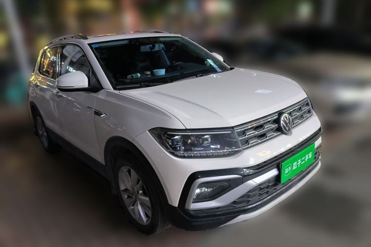 Used Volkswagen T-Cross 2020 1.5L Automatic Comfort Edition Front Right 45 Deg