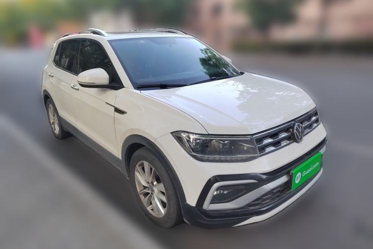 Used Volkswagen T-Cross 2020 1.5L Automatic Comfort Edition Front Right 45 Deg