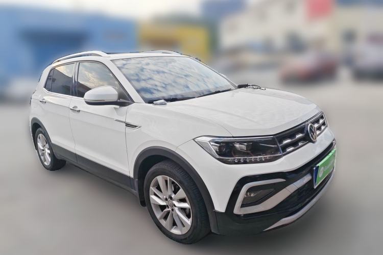 Used Volkswagen T-Cross 2020 1.5L Automatic Comfort Edition Front Right 45 Deg