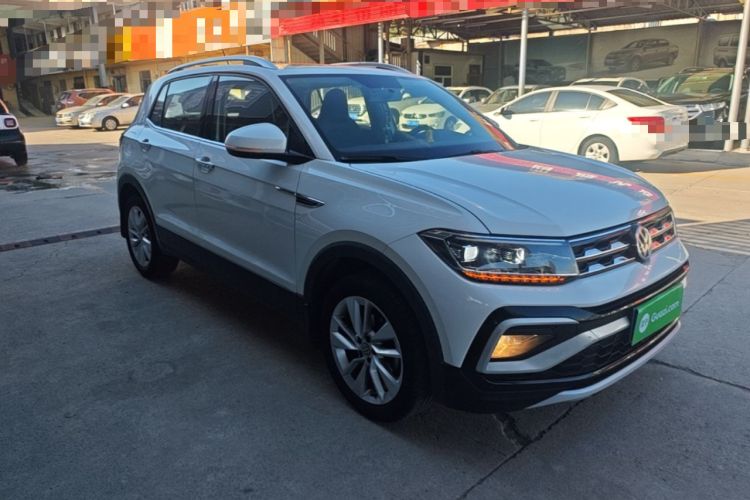 Used Volkswagen T-Cross 2020 1.5L Automatic Comfort Edition Front Right 45 Deg