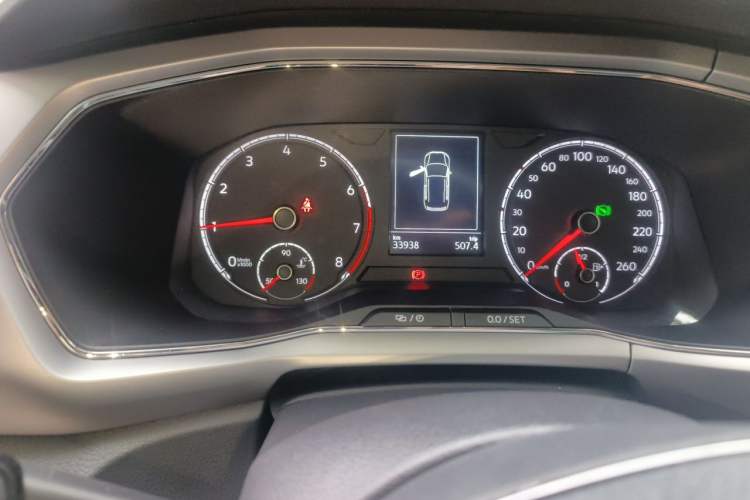 Used Volkswagen T-Cross 2020 1.5L Automatic Comfort Edition Odometer Close Up