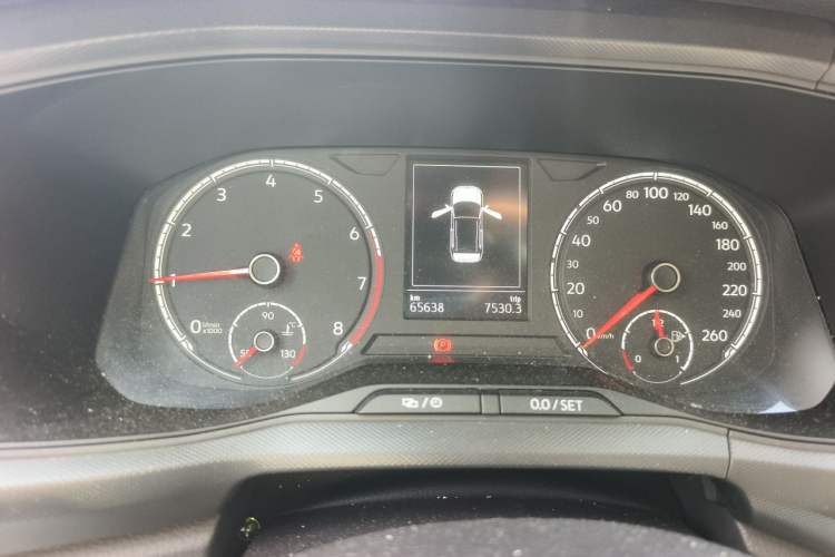 Used Volkswagen T-Cross 2020 1.5L Automatic Fashion Edition Odometer Close Up