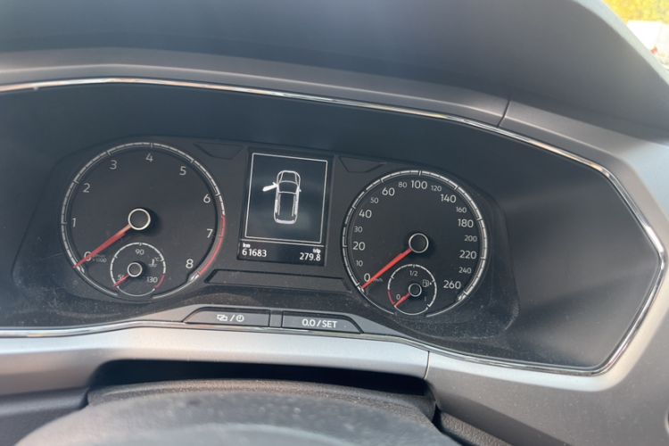Used Volkswagen T-Cross 2020 1.5L Automatic Comfort Edition Odometer Close Up