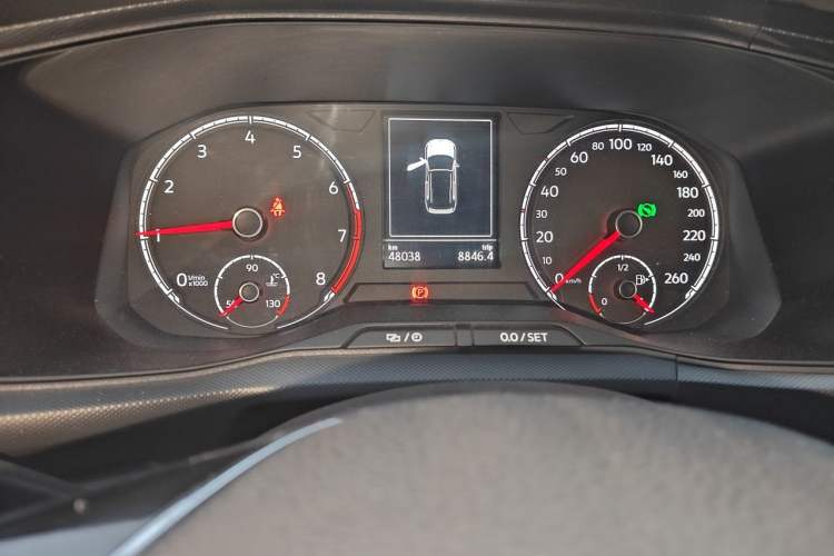 Used Volkswagen T-Cross 2020 1.5L Automatic Fashion Edition Odometer Close Up