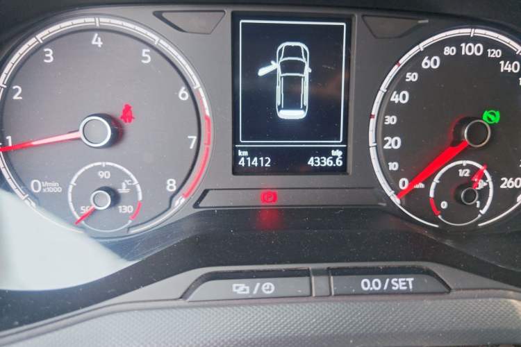 Used Volkswagen T-Cross 2020 1.5L Automatic Fashion Edition Odometer Close Up