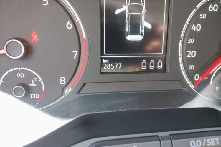 Used Volkswagen T-Cross 2020 1.5L Automatic Comfort Edition Odometer Close Up