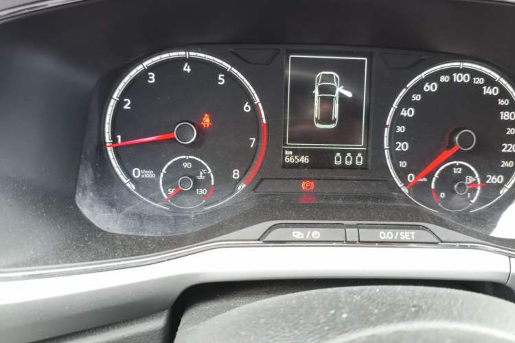 Used Volkswagen T-Cross 2020 1.5L Automatic Comfort Edition Odometer Close Up