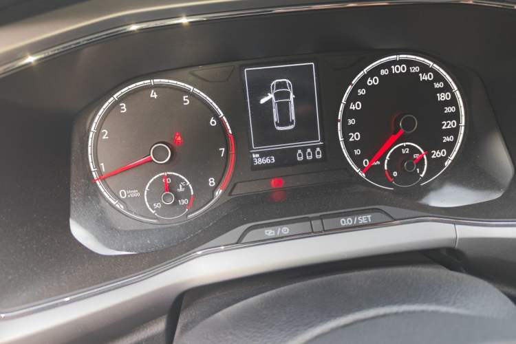 Used Volkswagen T-Cross 2020 1.5L Automatic Comfort Edition Odometer Close Up