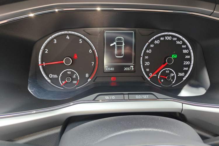 Used Volkswagen T-Cross 2020 1.5L Automatic Comfort Edition Odometer Close Up