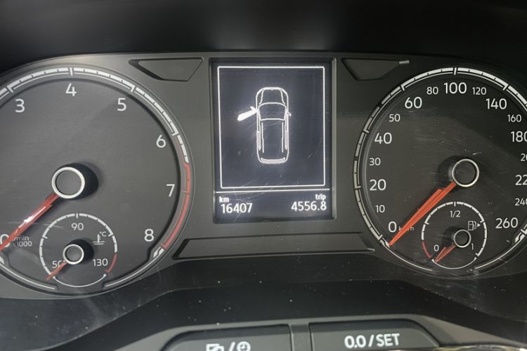 Used Volkswagen T-Cross 2020 280TSI DSG Comfort Edition Odometer Close Up