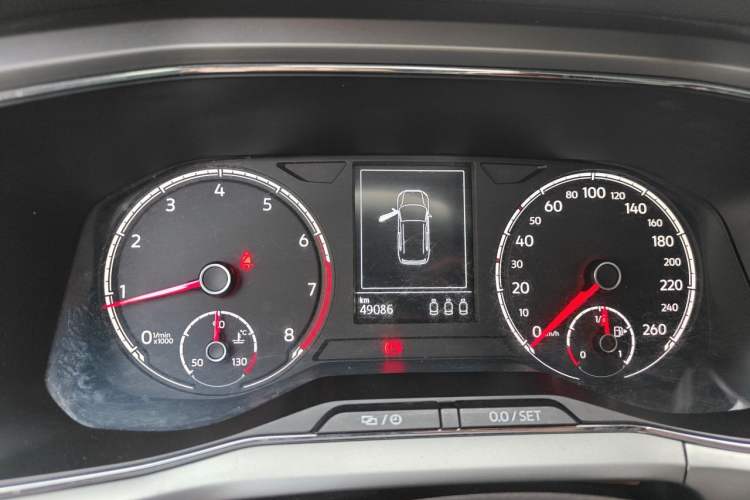 Used Volkswagen T-Cross 2020 1.5L Automatic Comfort Edition Odometer Close Up
