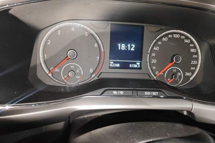 Used Volkswagen T-Cross 2020 280TSI DSG Comfort Edition Odometer Close Up