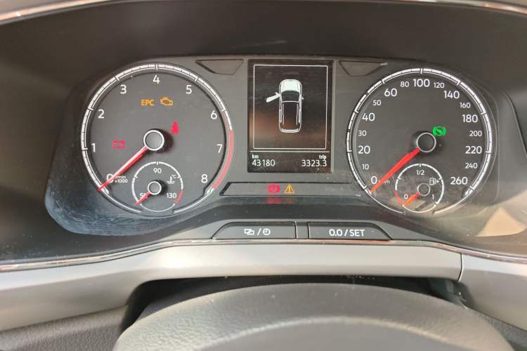 Used Volkswagen T-Cross 2020 1.5L Automatic Comfort Edition Odometer Close Up