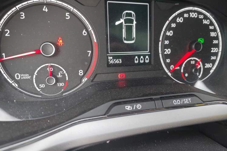 Used Volkswagen T-Cross 2020 1.5L Automatic Comfort Edition Odometer Close Up