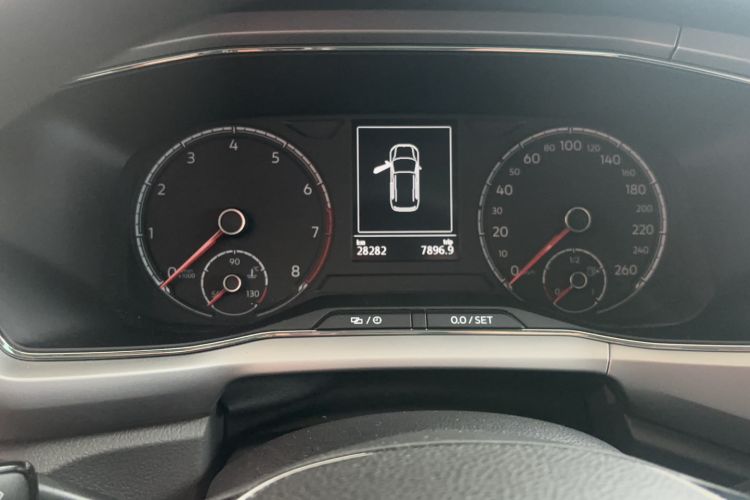 Used Volkswagen T-Cross 2020 1.5L Automatic Comfort Edition Odometer Close Up