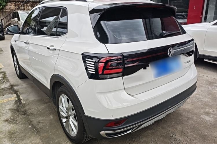 Used Volkswagen T-Cross 2020 1.5L Automatic Comfort Edition Rear Left 45 Deg