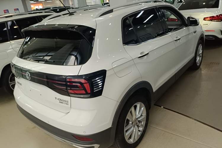 Used Volkswagen T-Cross 2020 280TSI DSG Comfort Edition Rear Right 45 Deg