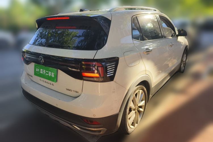 Used Volkswagen T-Cross 2020 280TSI DSG Comfort Edition Rear Right 45 Deg