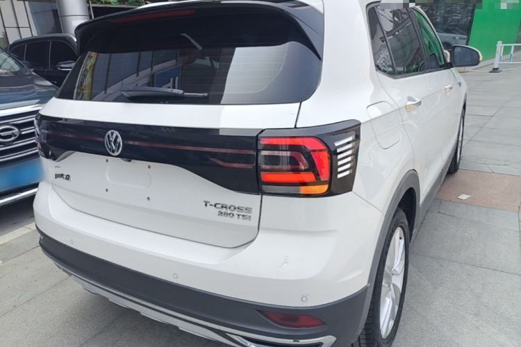Used Volkswagen T-Cross 2020 280TSI DSG Comfort Edition Rear Right 45 Deg
