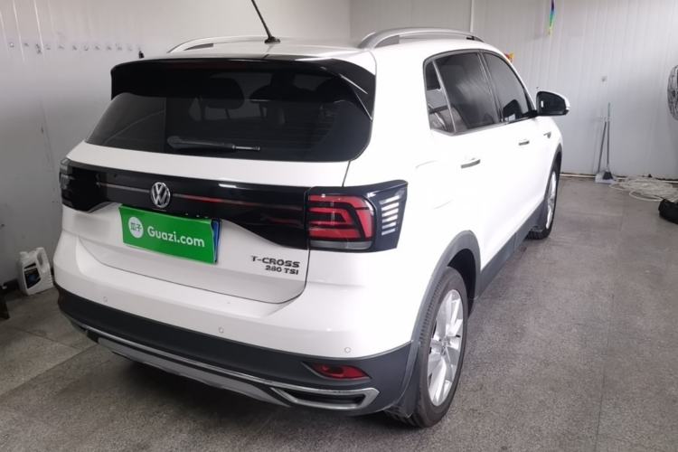 Used Volkswagen T-Cross 2020 280TSI DSG Comfort Edition Rear Right 45 Deg