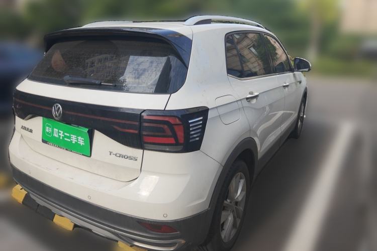 Used Volkswagen T-Cross 2020 1.5L Automatic Comfort Edition Rear Right 45 Deg