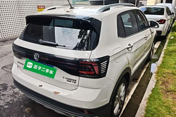 Used Volkswagen T-Cross 2020 280TSI DSG Comfort Edition Rear Right 45 Deg