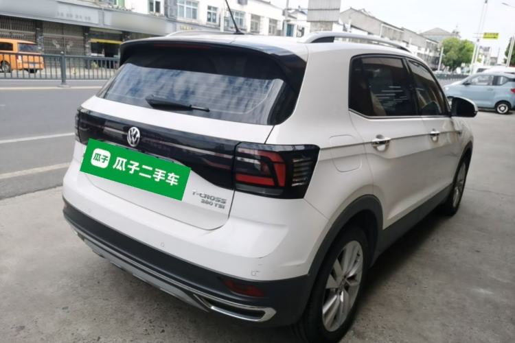 Used Volkswagen T-Cross 2020 280TSI DSG Comfort Edition Rear Right 45 Deg