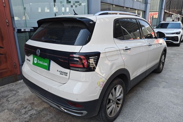 Used Volkswagen T-Cross 2020 280TSI DSG Comfort Edition Rear Right 45 Deg
