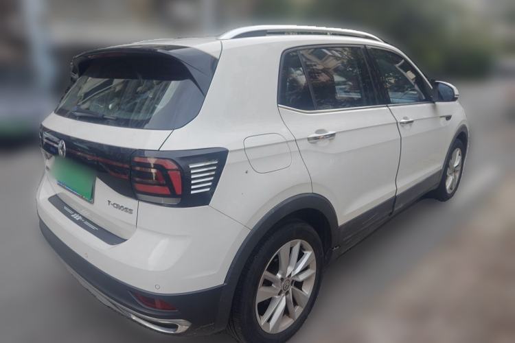Used Volkswagen T-Cross 2020 1.5L Automatic Comfort Edition Rear Right 45 Deg