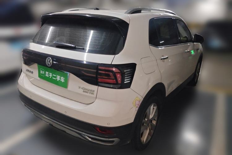 Used Volkswagen T-Cross 2020 280TSI DSG Comfort Edition Rear Right 45 Deg