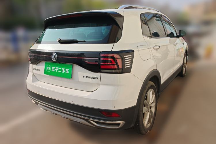 Used Volkswagen T-Cross 2020 1.5L Automatic Comfort Edition Rear Right 45 Deg