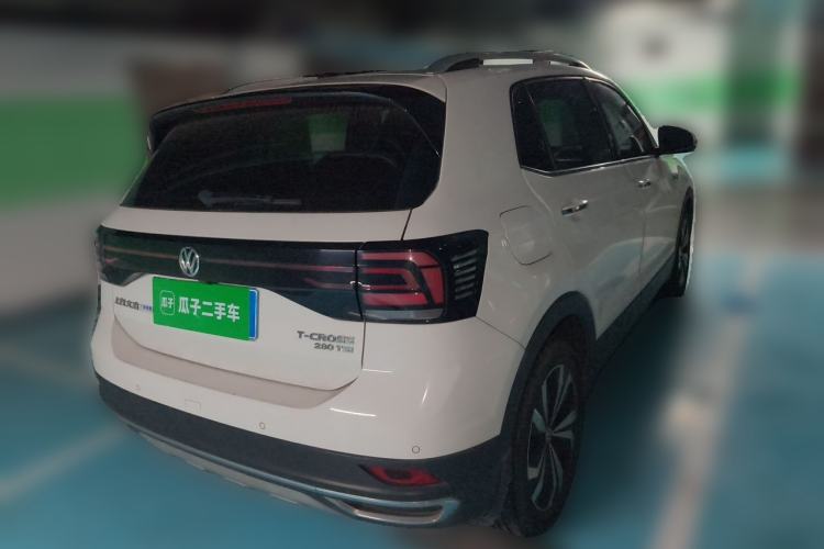 Used Volkswagen T-Cross 2020 280TSI DSG Luxury Edition Rear Right 45 Deg