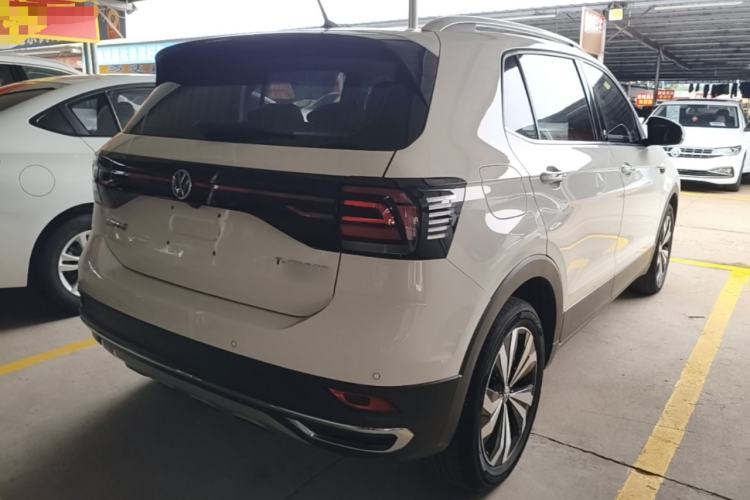 Used Volkswagen T-Cross 2020 280TSI DSG Luxury Edition Rear Right 45 Deg